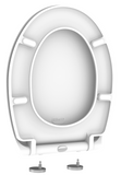 DOLCEO - Abattant de toilette - Blanc coton Mat