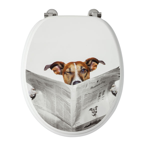 BUSINESS DOG - Abattant de toilette - Décor