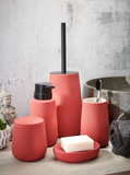 O TOUCH Wc-borstelhouder -Soft touch Rood